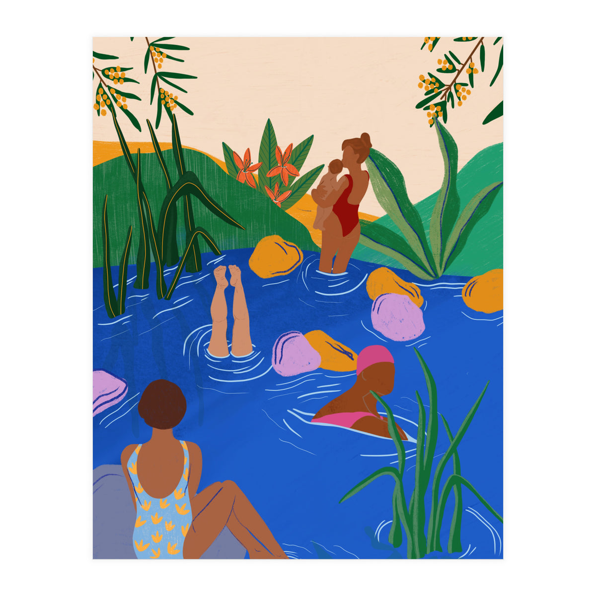 Swimming Wild (Print Only)
