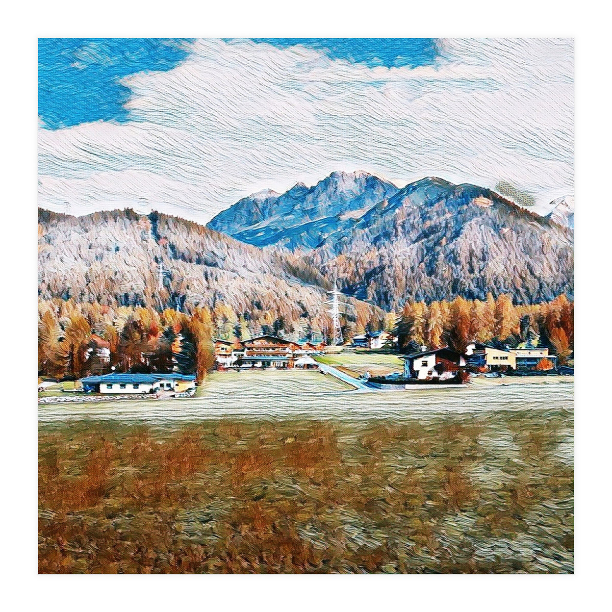 Trentino Alto Adige, Italy. (Print Only)