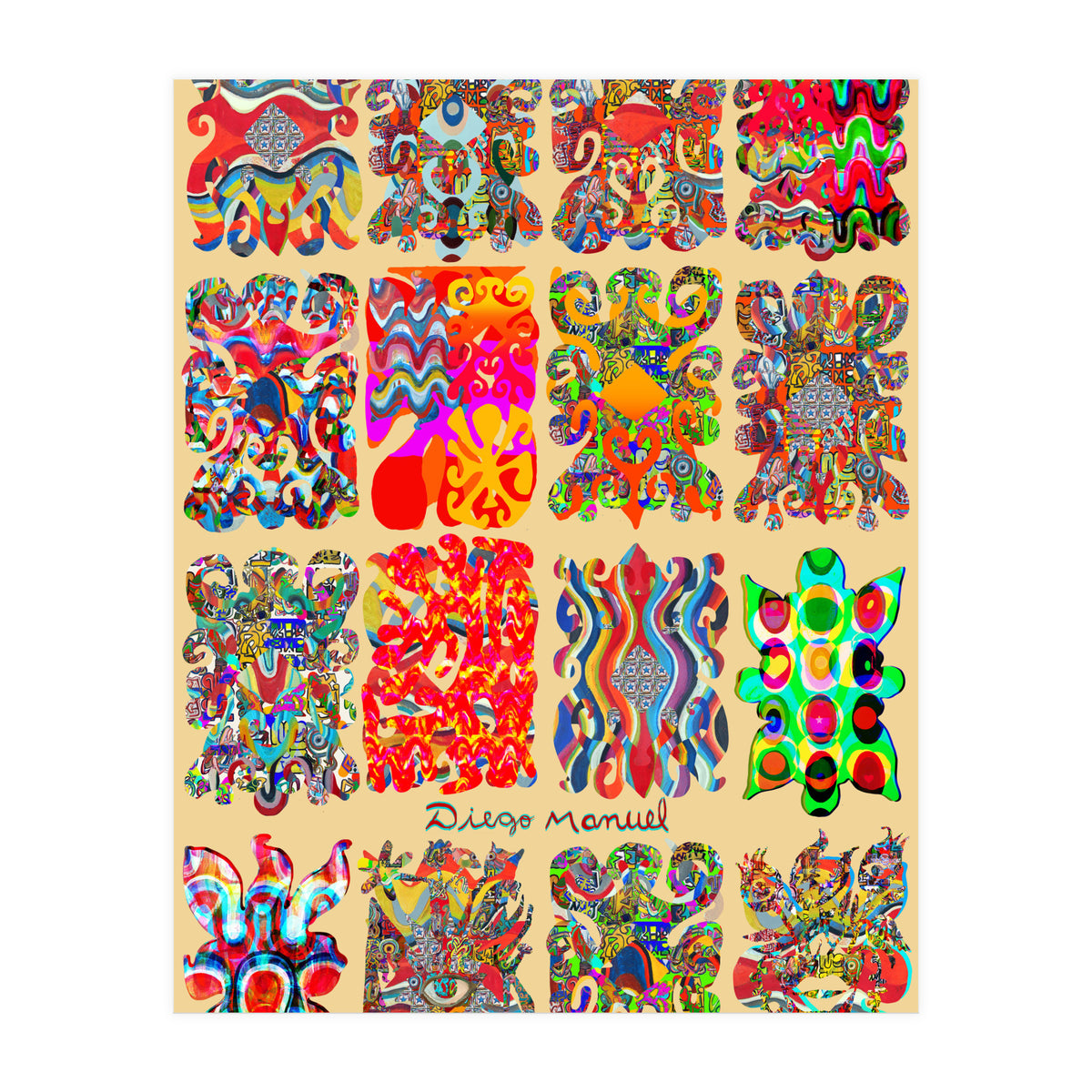 Tapiz Perfiles 2023 27 (Print Only)