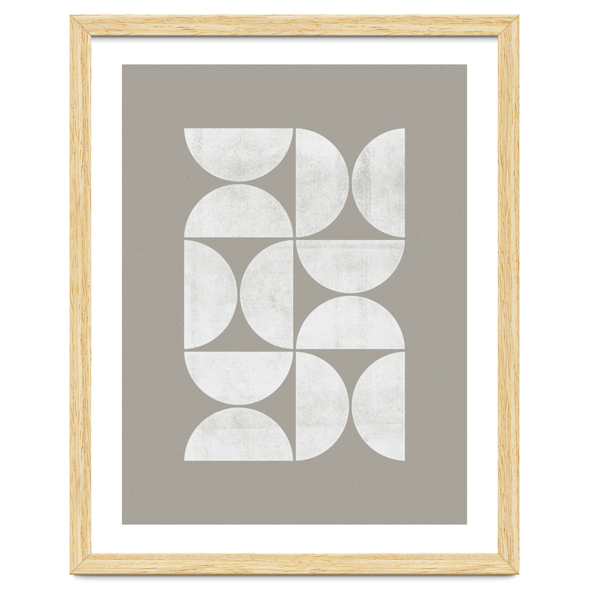 Mid-Century Modern No.17 - Woodblock Print