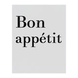 Bon Appétit, Grey (Print Only) thumbnail