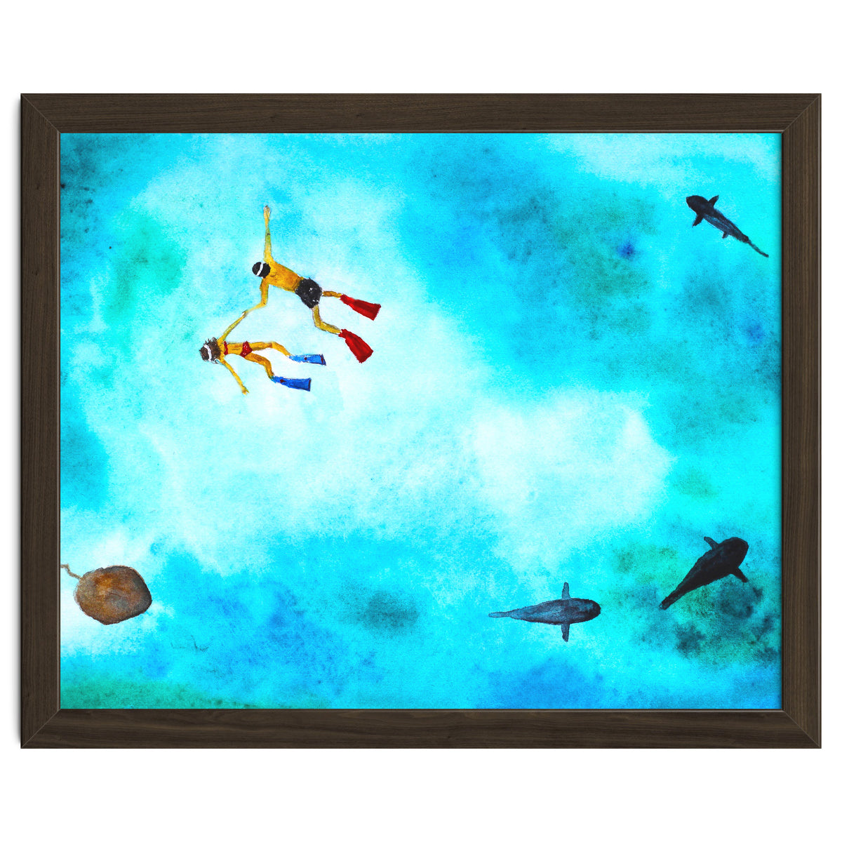 One summer day || watercolor