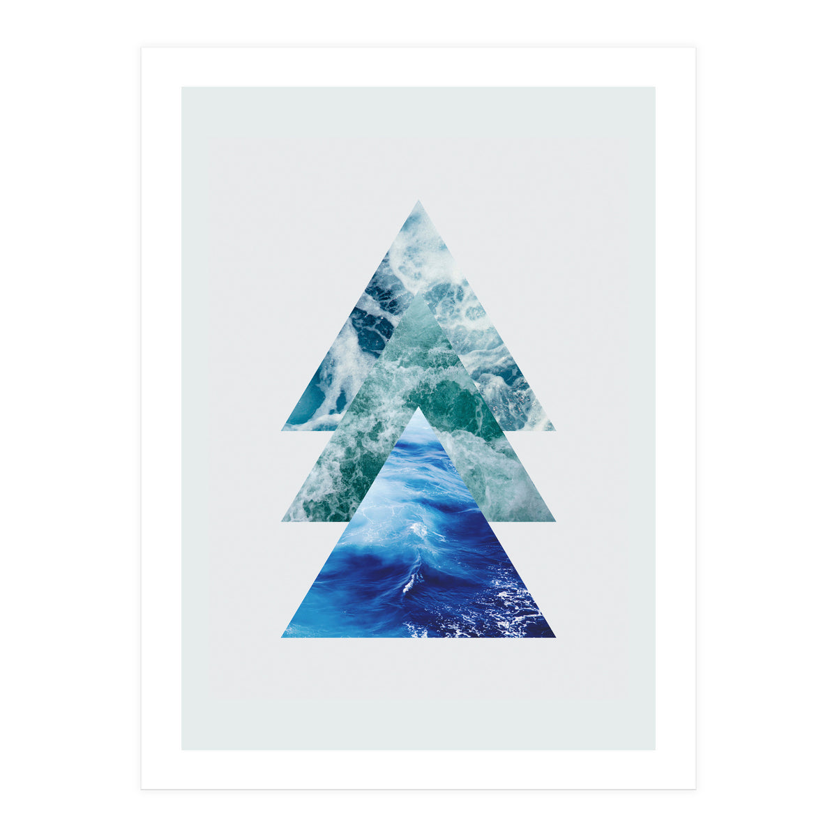 Ocean Triangles (Print Only)
