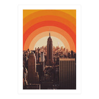 Sunset in New York City (Print Only)