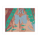 Butterfly Flower Array Art (Print Only) thumbnail