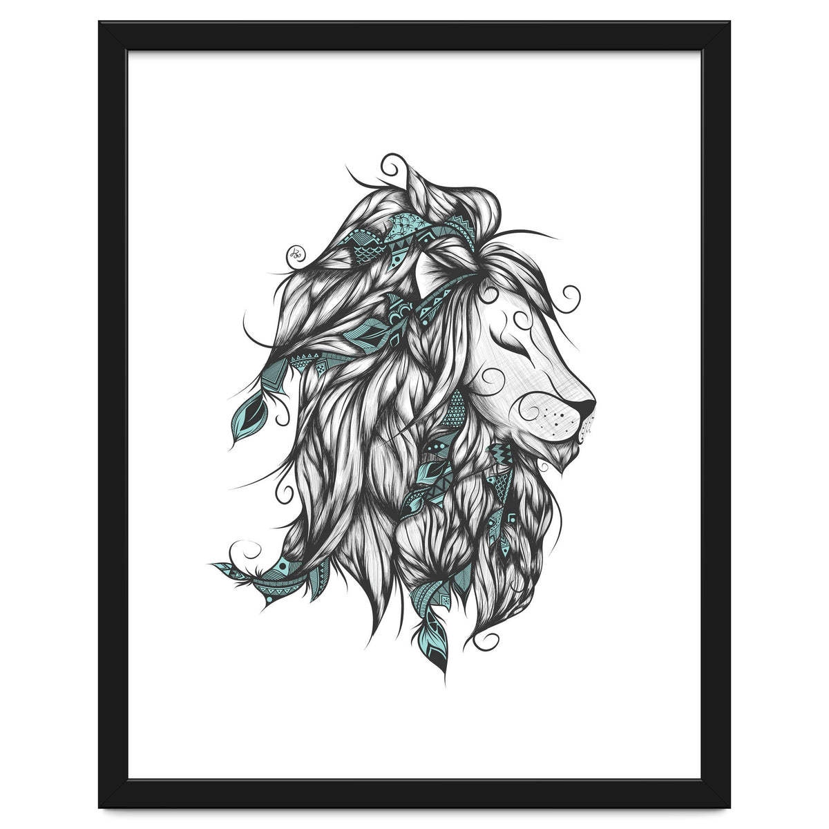Poetic Lion Turquoise
