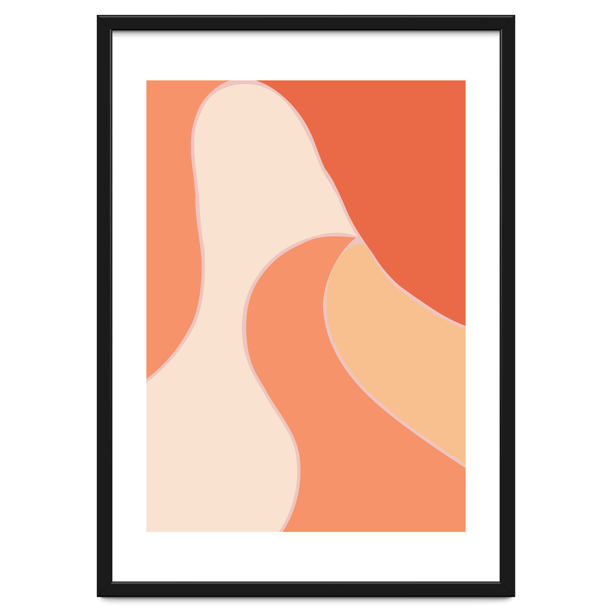 Colorful Orange Tones  Retro Waves