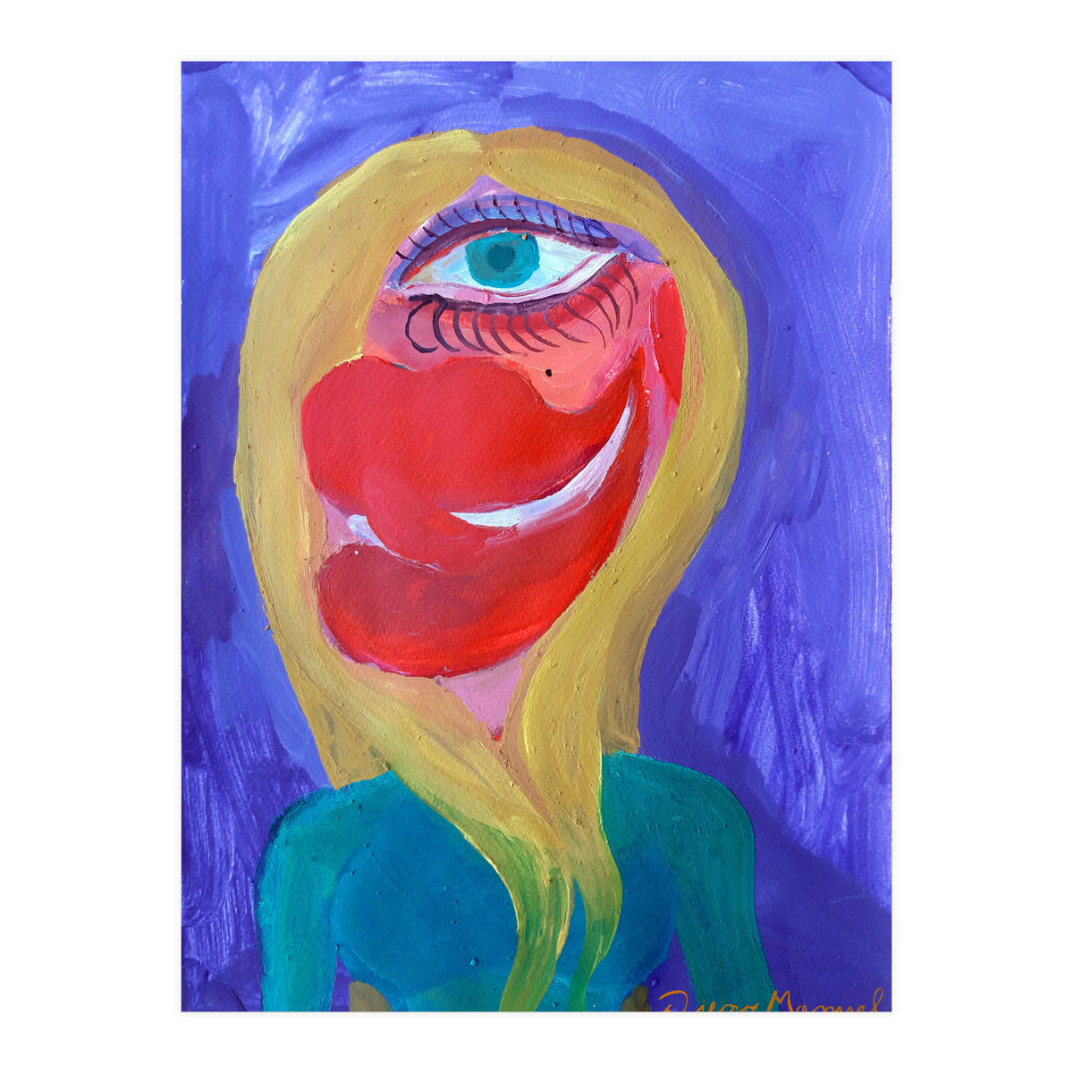 Rubia Cubista 2 (Print Only)