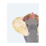 Angelic Boho Elephant Portrait (Print Only) thumbnail