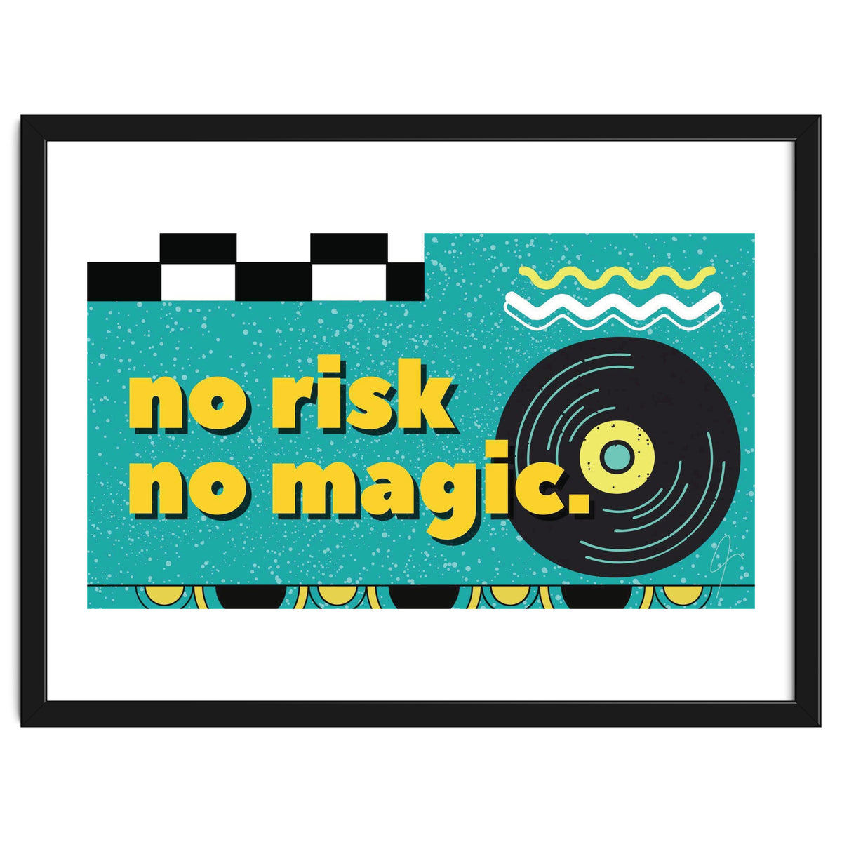 No Risk No Magic -Desktop Wallpaper