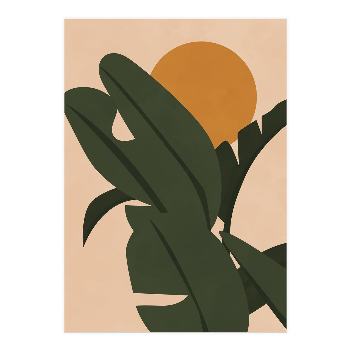 Banana Leaves Boho Style (Print Only)