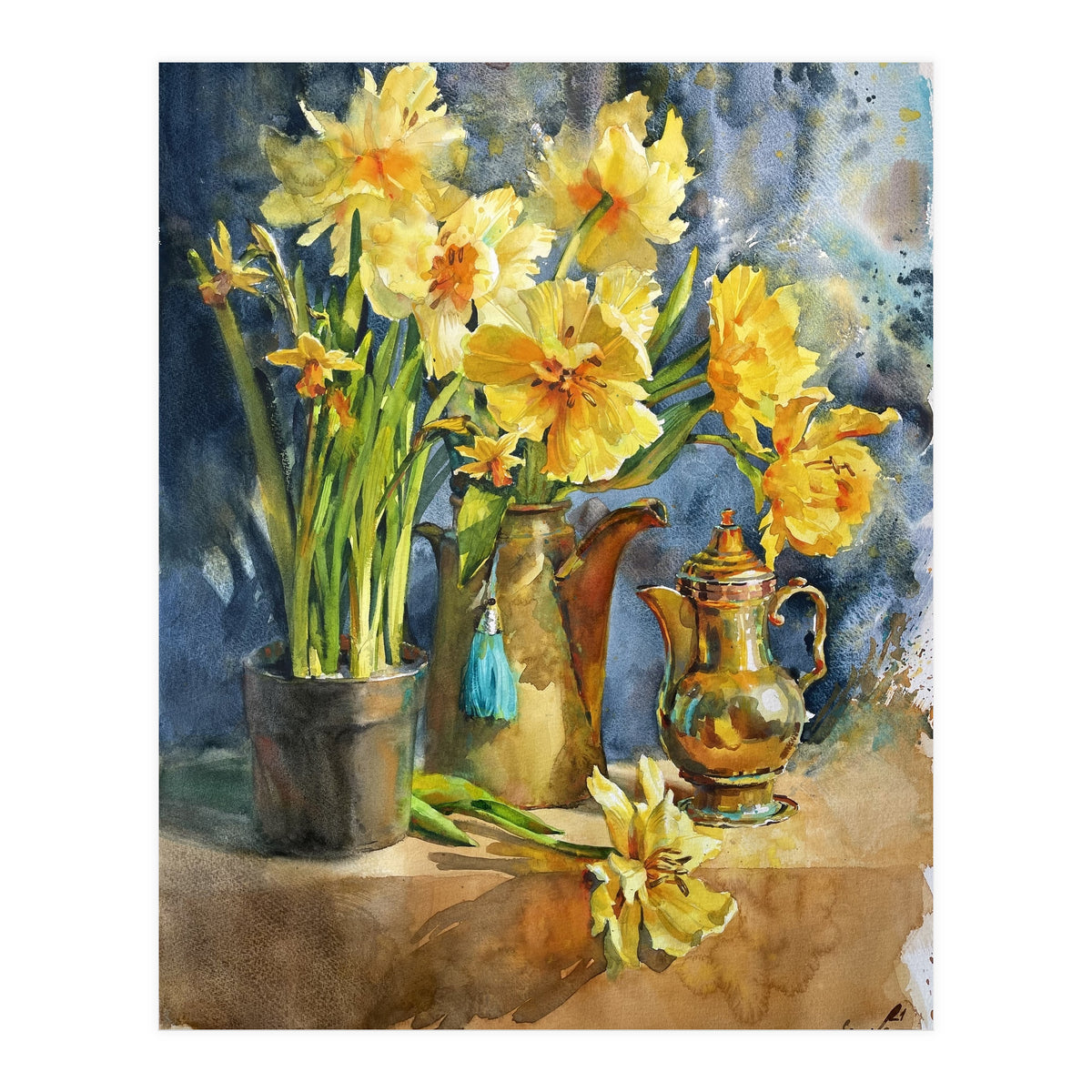 Sunny Flower Still Life (Print Only)