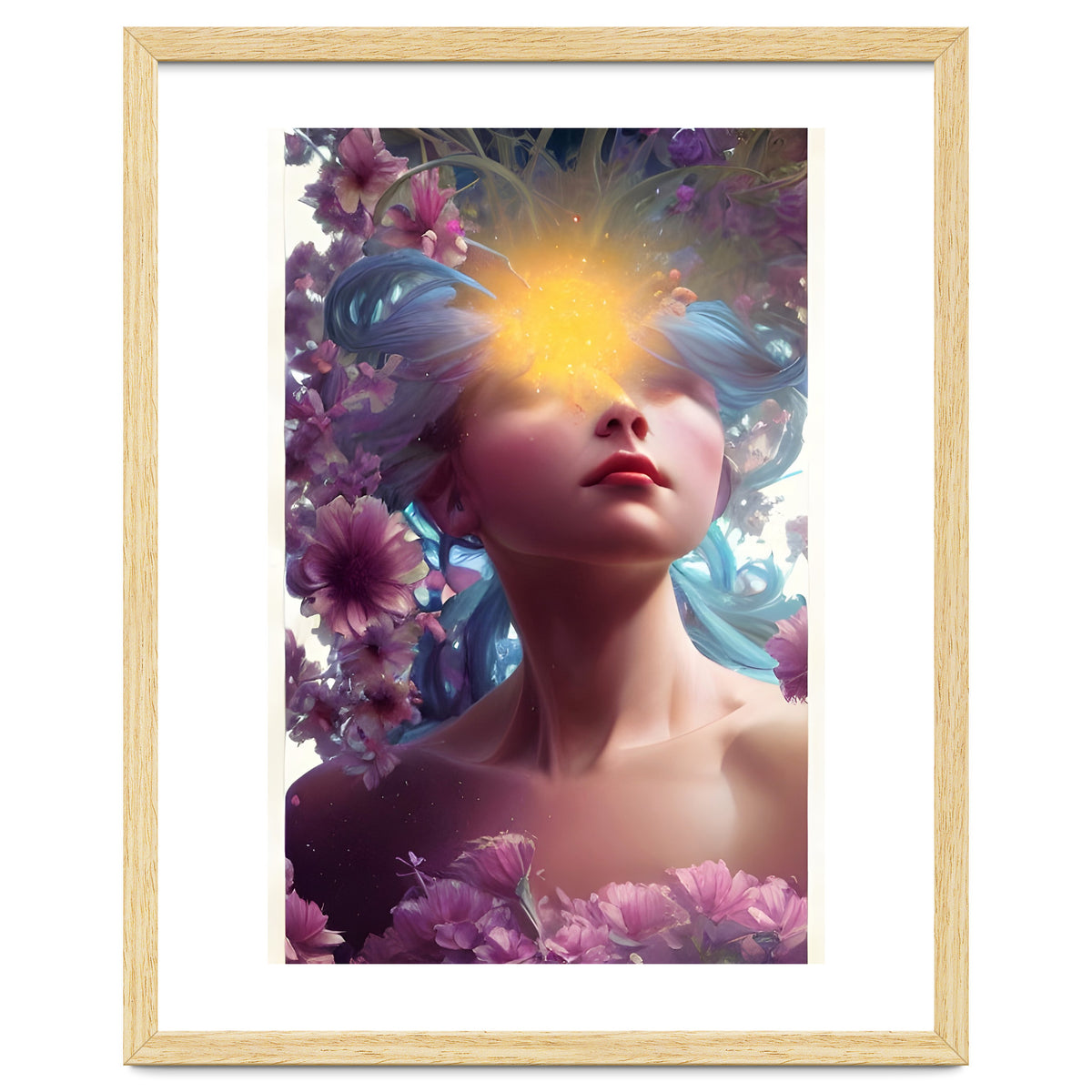 Vicky's Head In The Floral Clouds