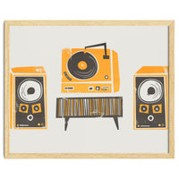 Vinyl Deck And Speakers