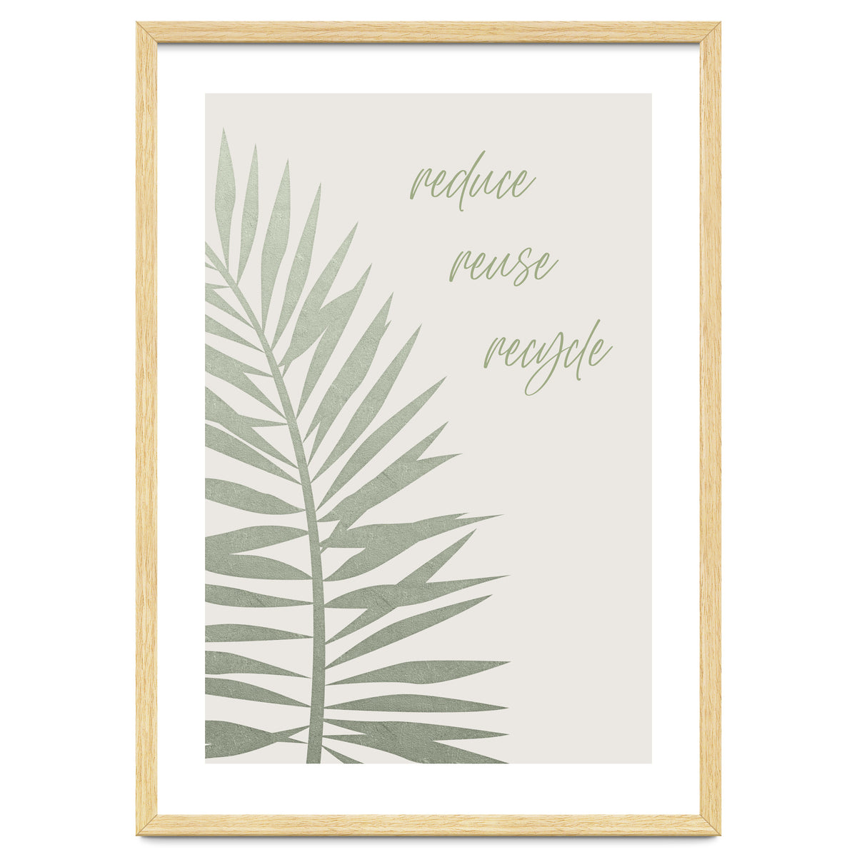 Reduce - reuse - recycle