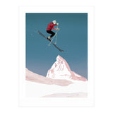 Mountain Love Skier (Print Only) thumbnail