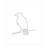 One Line Art Bird II (Print Only) thumbnail
