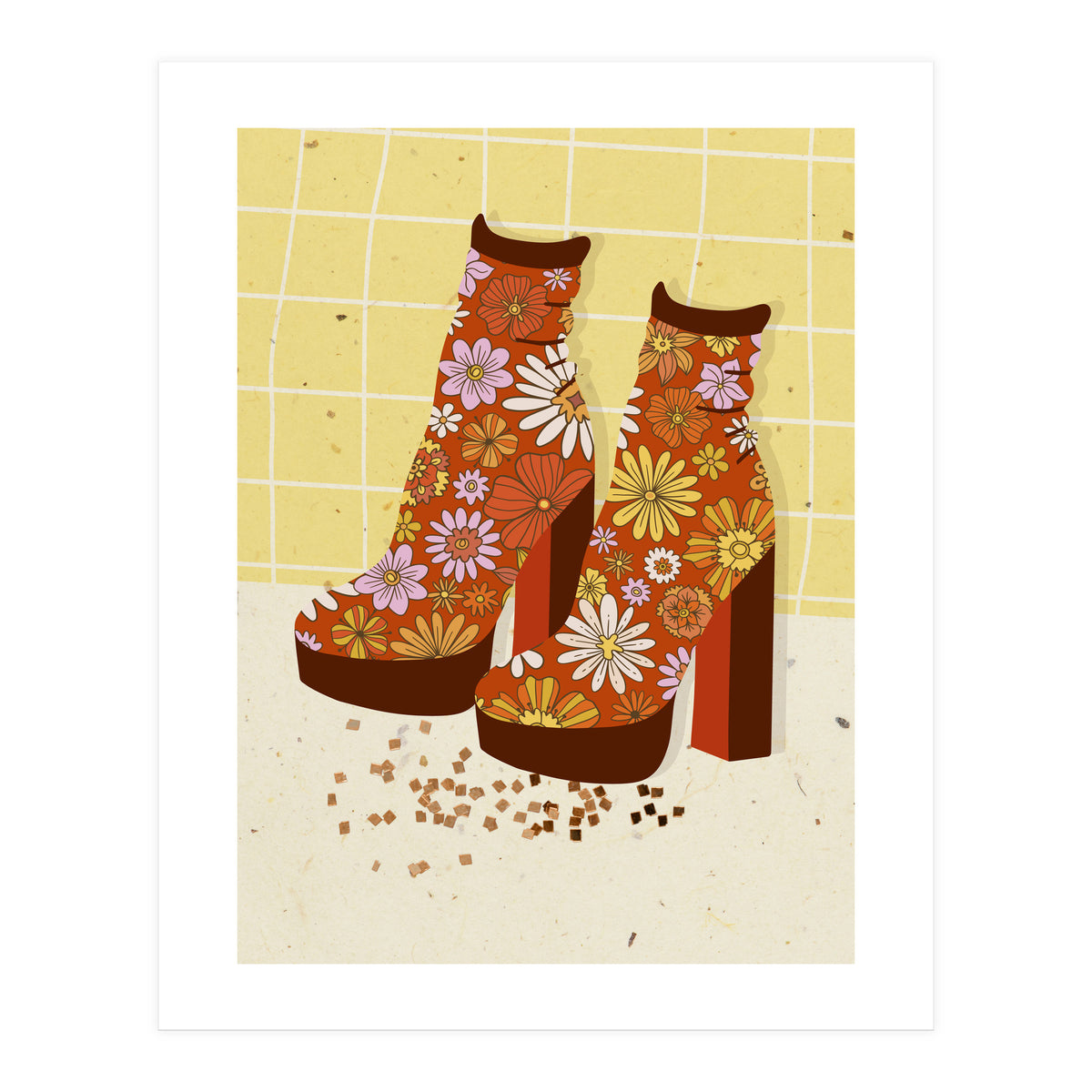 Groovy Disco Boots (Print Only)