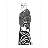 Untitled #40 - Woman in striped skirt (Print Only) thumbnail