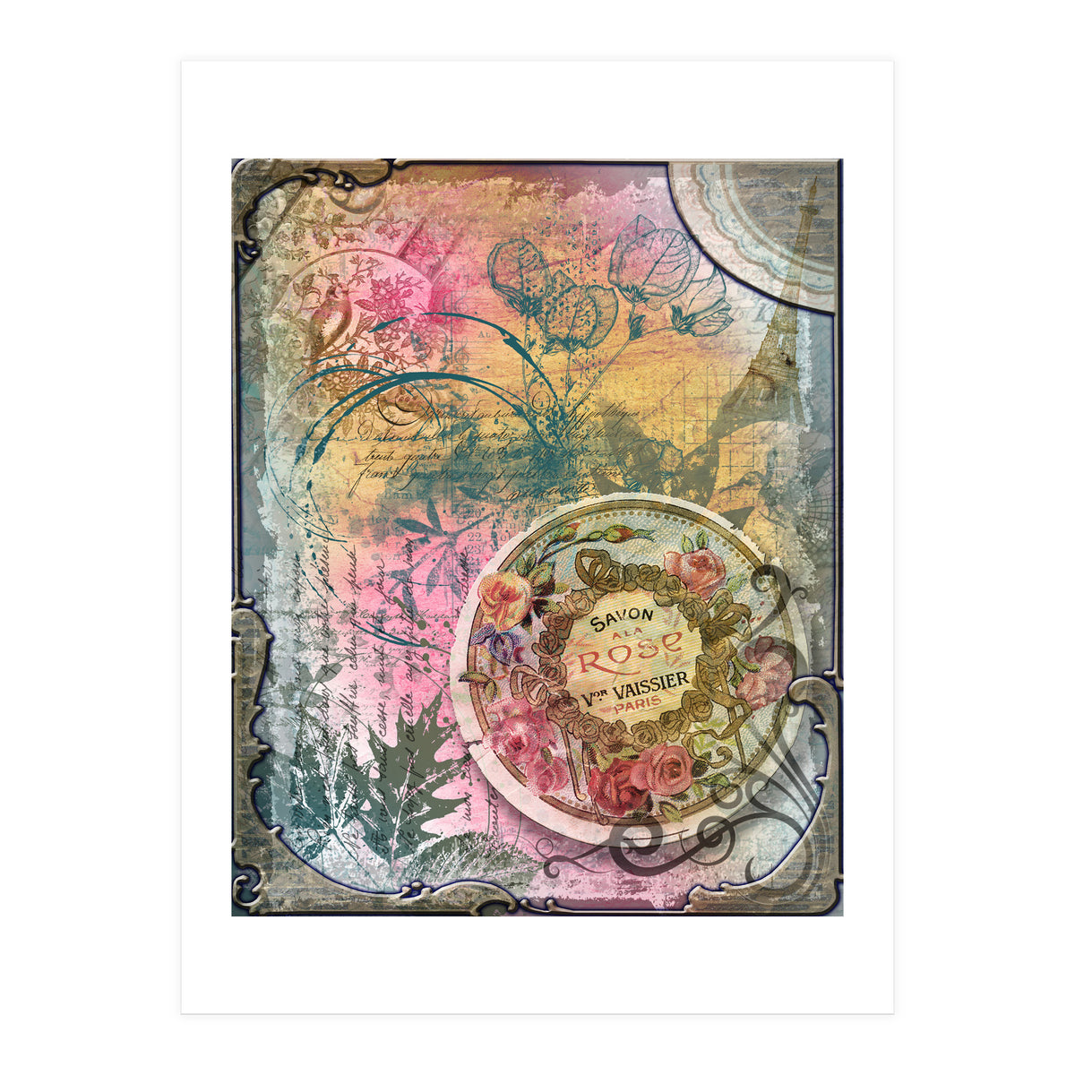Vintage Rose Soap (Print Only)