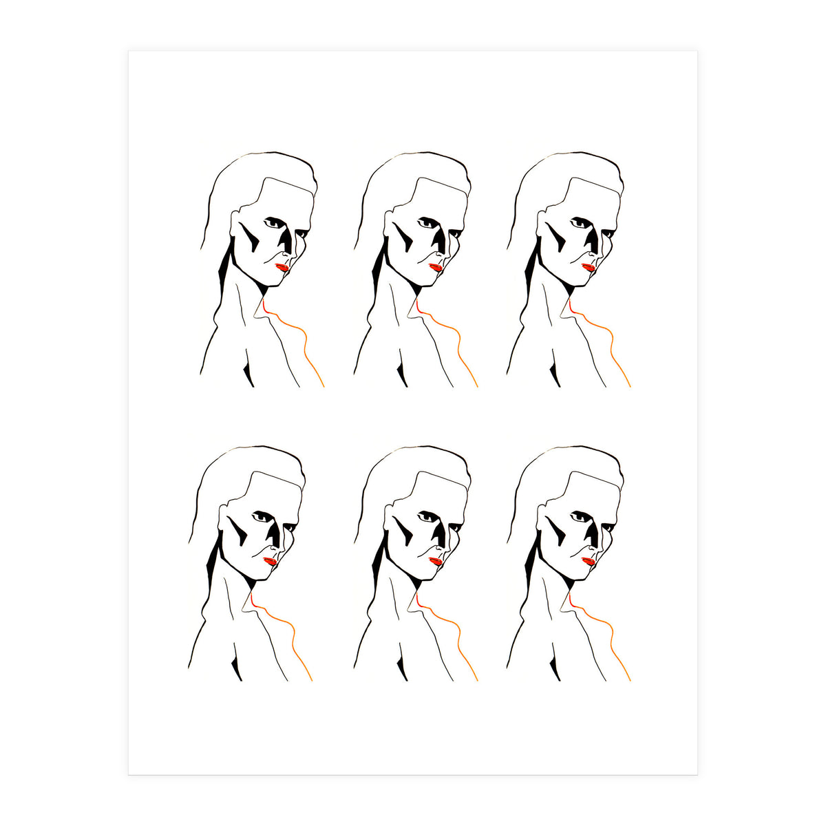 Red Lips (Print Only)