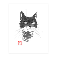 Chat Gris (Print Only)