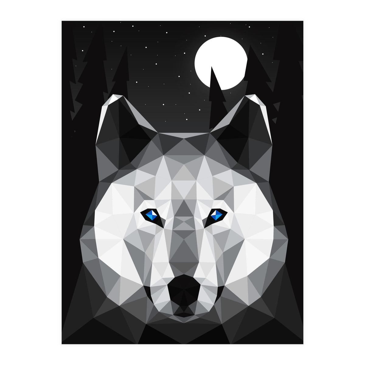 The Tundra Wolf (Print Only)