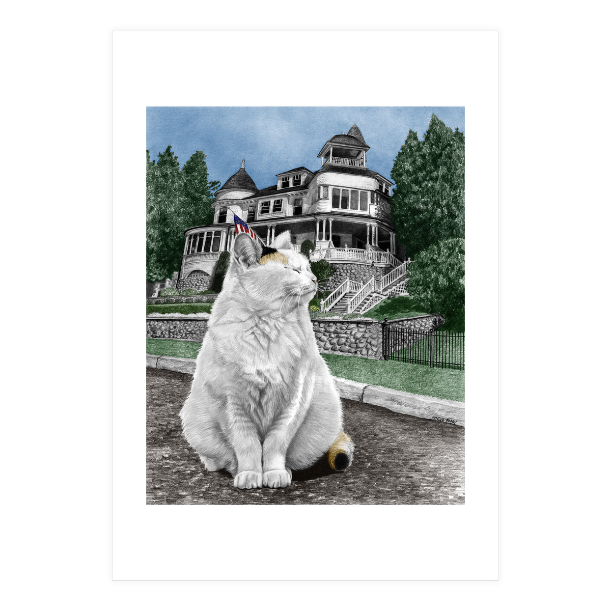Mackinac Island Cat (Print Only)