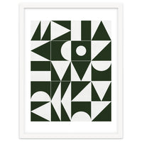 My Favorite Geometric Patterns No.15 - Deep Green