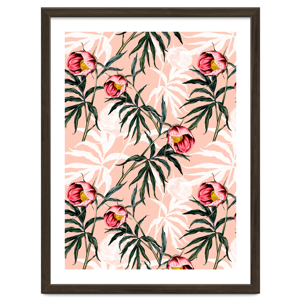 Flowery blooming pink