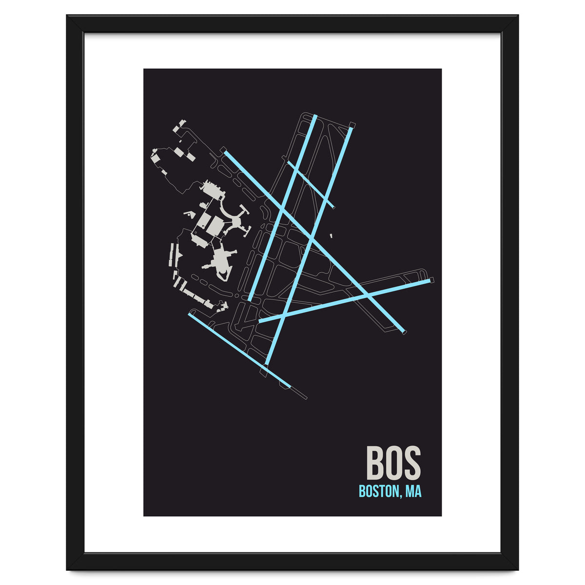 Boston Airport Layout