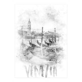 Monochrome Art CANAL GRANDE | watercolor (Print Only) thumbnail