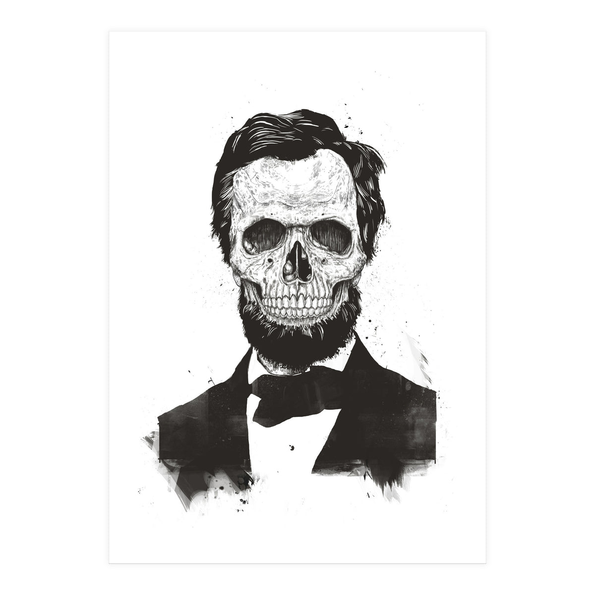 Dead Lincoln Bw (Print Only)