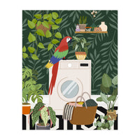 Tropical Laundry Room (Print Only)