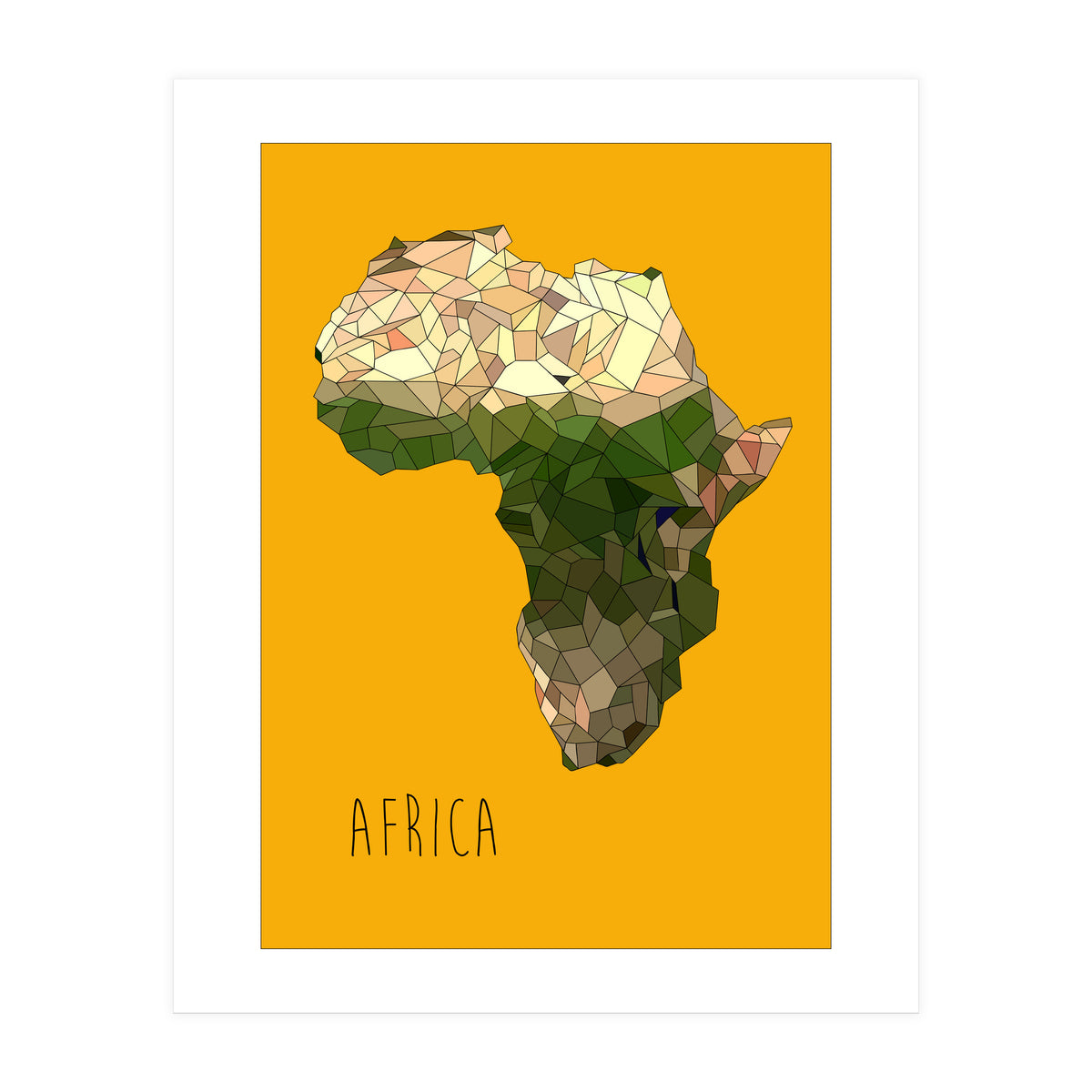 AFRICA – Yellow  (Print Only)