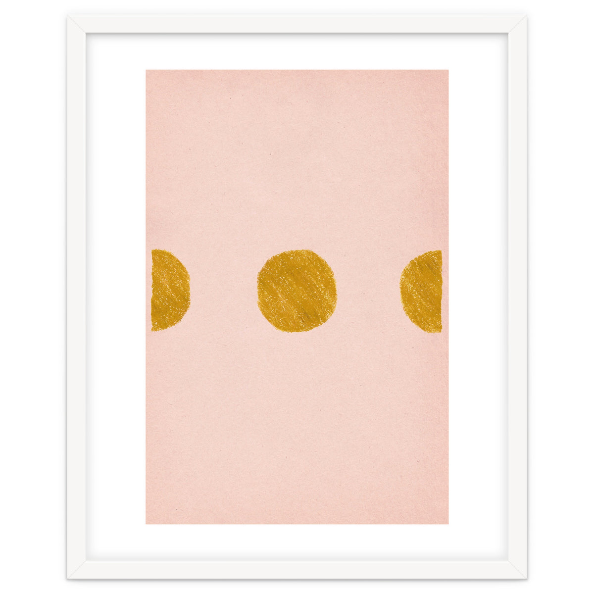 Pink and rust minimalist shapes