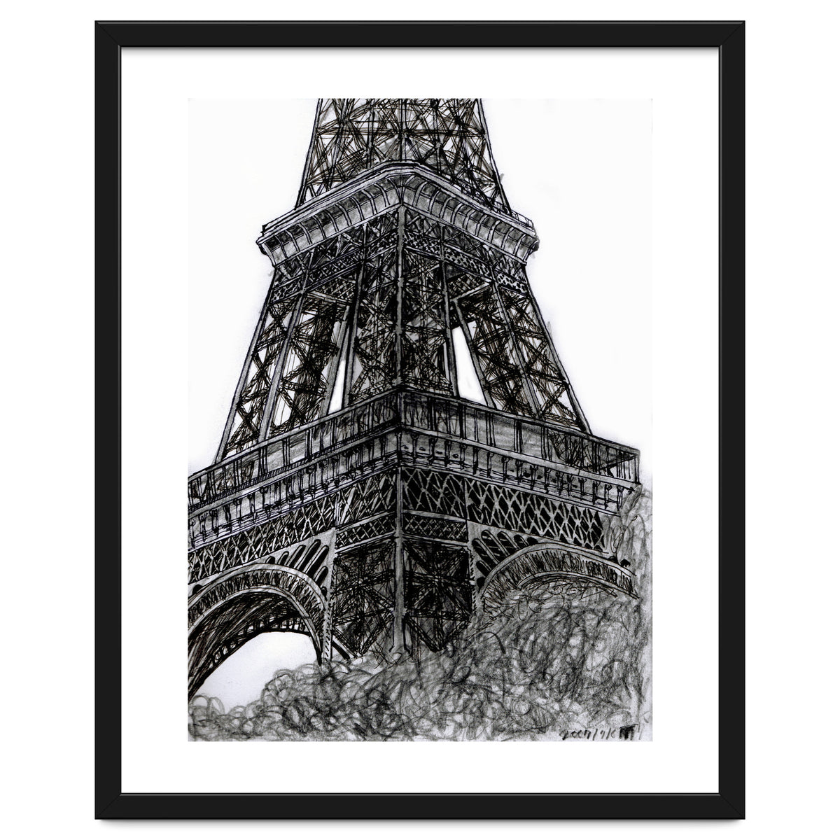 Arriving To The Eiffel