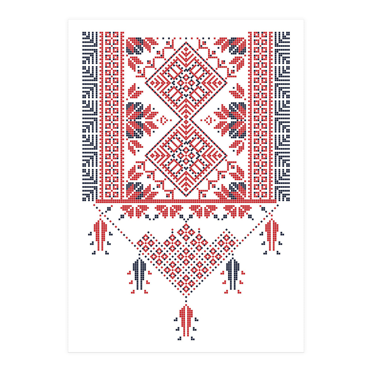 Tatreez Ornament 11 (Print Only)