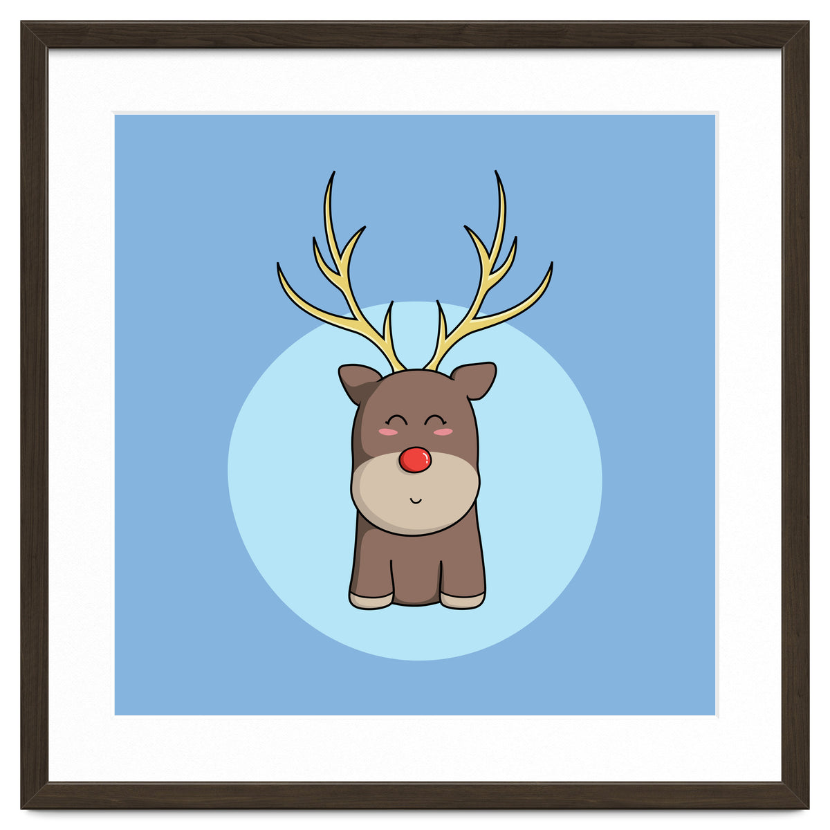 Kawaii Cute Christmas Reindeer