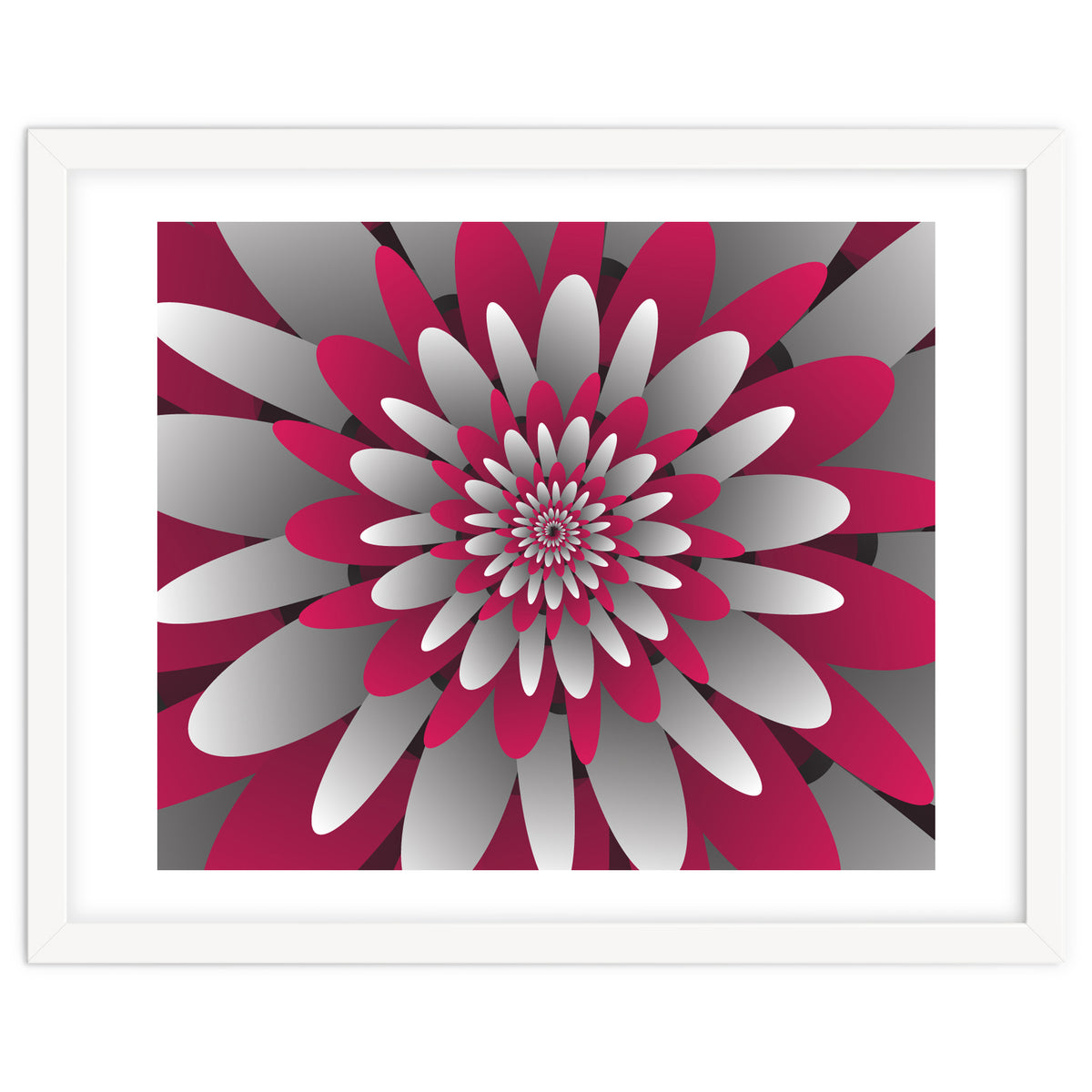 Paper Cut Flower Spiral
