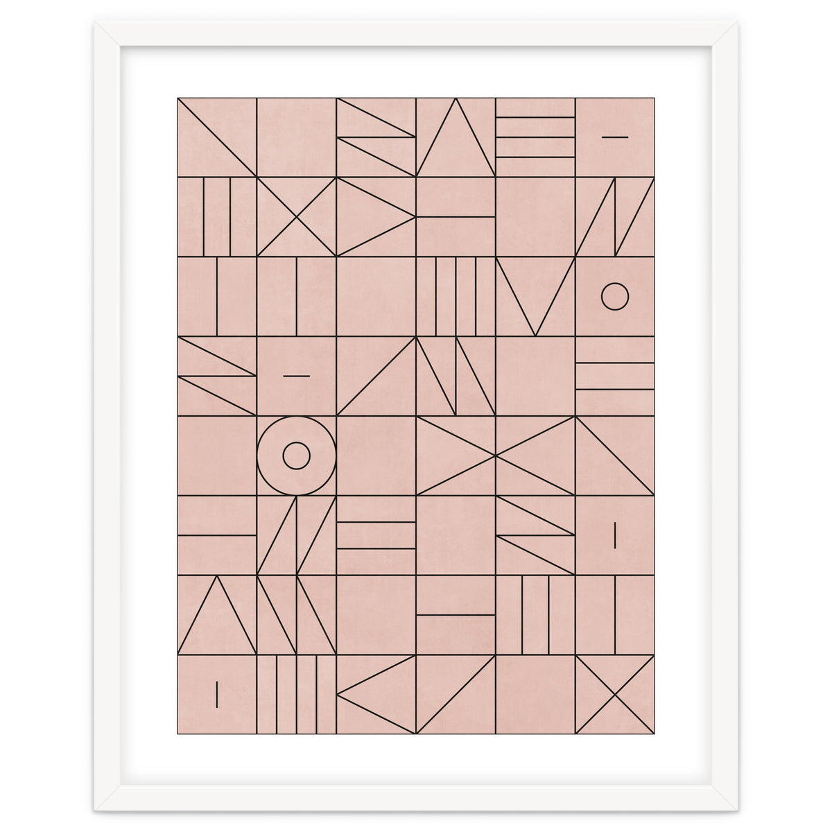 My Favorite Geometric Patterns No.2 - Pale Pink