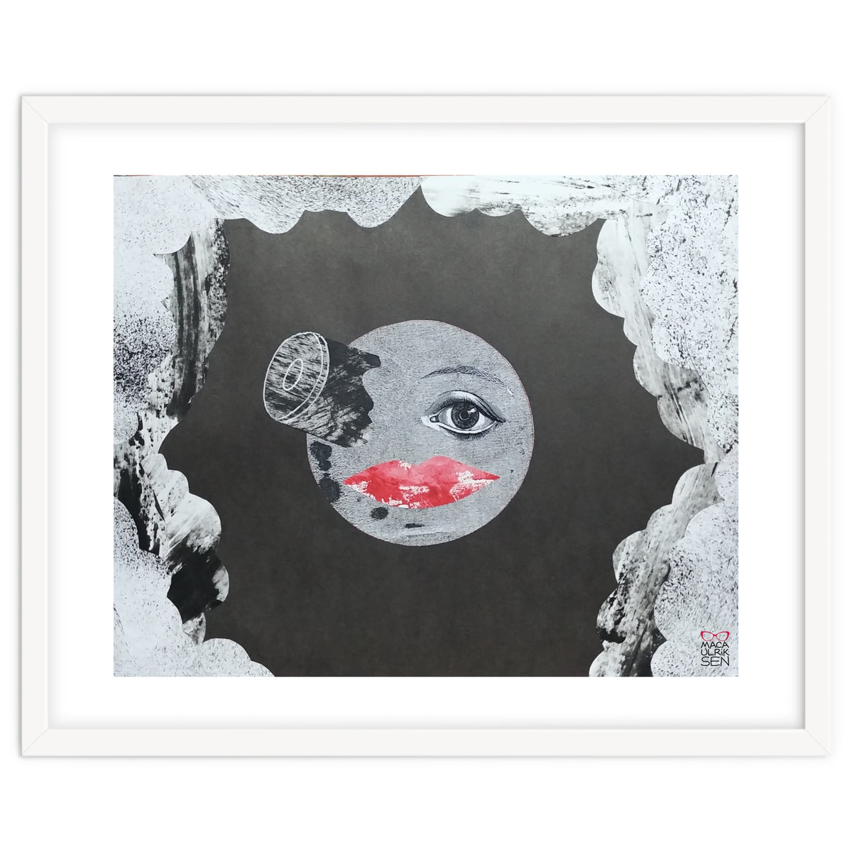 Voyage dans la lune collage