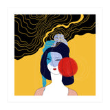 Maid in meditation (Print Only) thumbnail