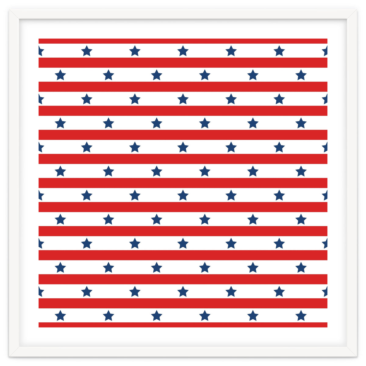 Blue And Red Stripes and stars