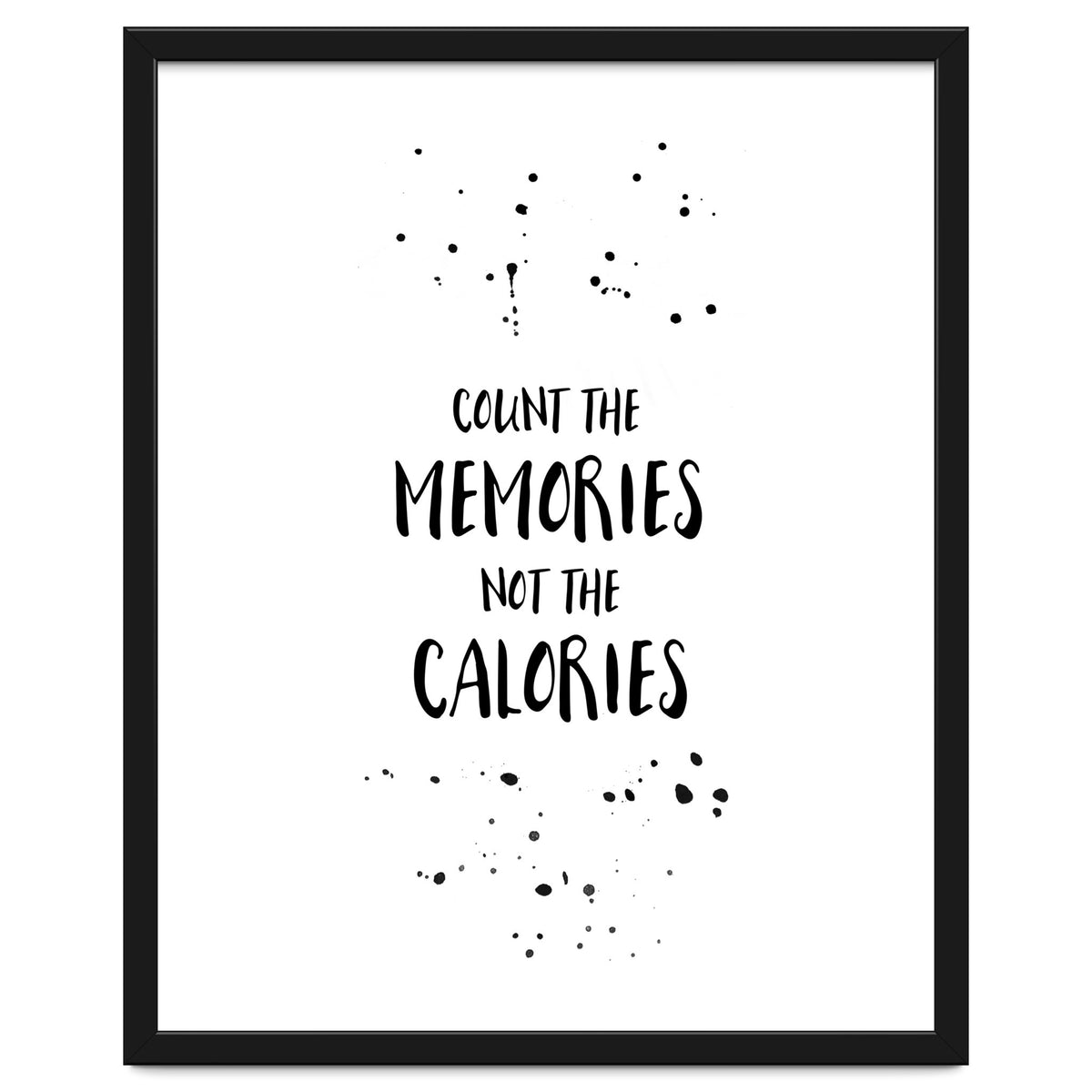 Text Art COUNT THE MEMORIES