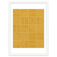 My Favorite Geometric Patterns No.22 - Mustard Yellow
