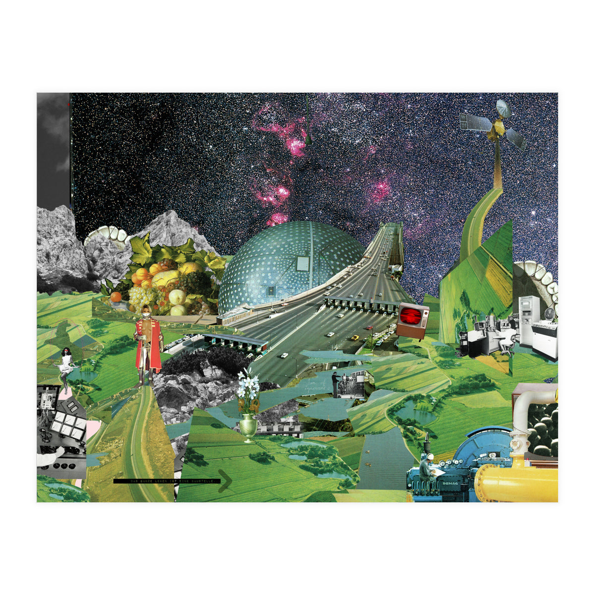 Subtle Landscape 54 Big Baustelle Aber Es Geht Voran (Print Only)