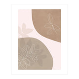 Abstract Neutral Line Art Drawing (Print Only) thumbnail
