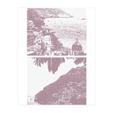 Printed Positano in Purple (Print Only) thumbnail