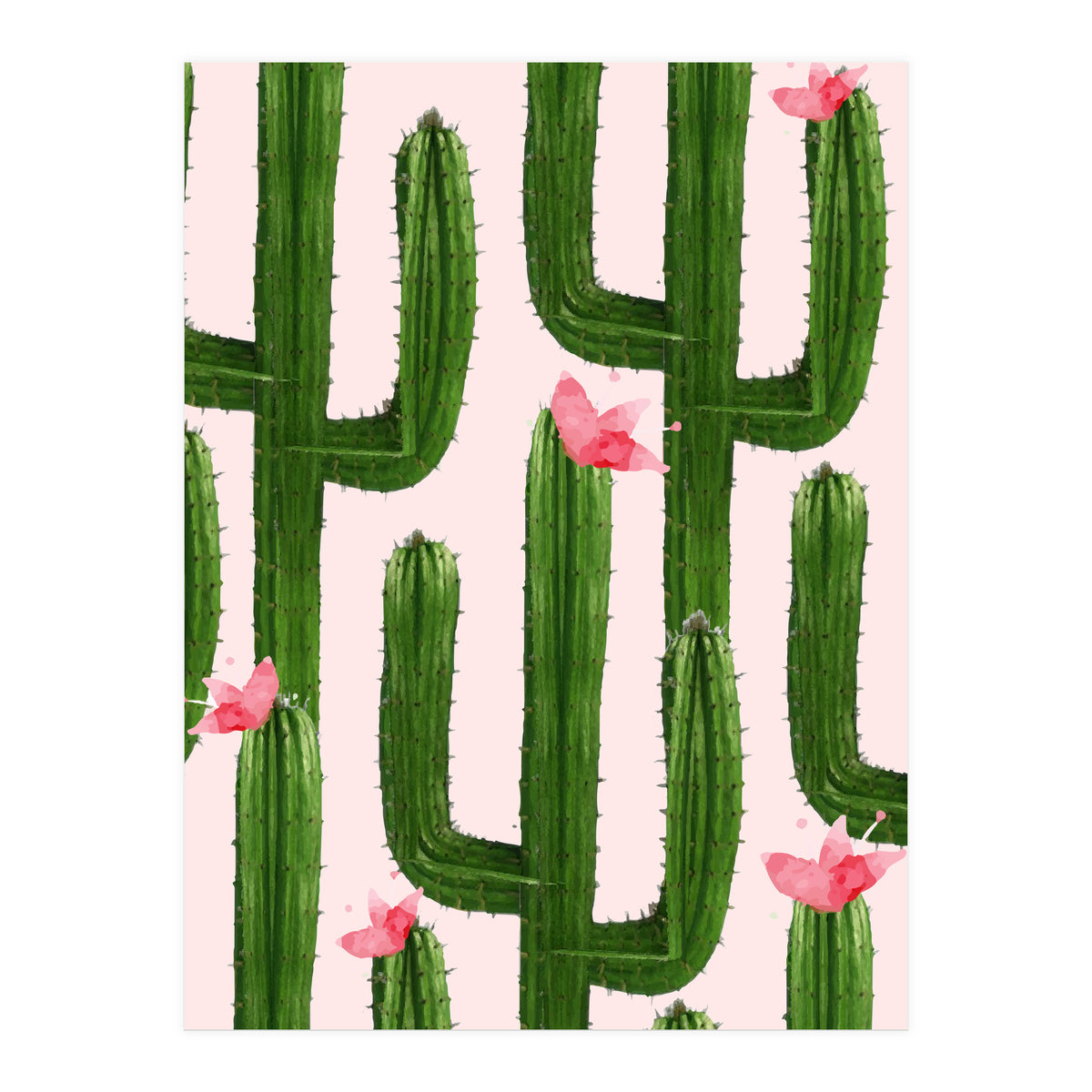 Happy Cacti (Print Only)